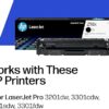 HP 218X Black High-Yield Toner Cartridge | Works with Color LaserJet Pro 3201, MFP 3301 Series | W2180X